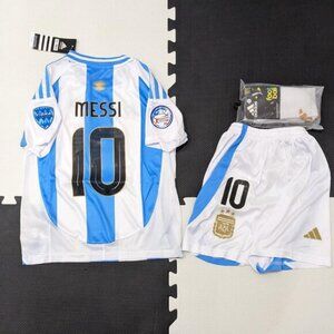 Argentina Messi #10 Copa America Adidas Youth Kit